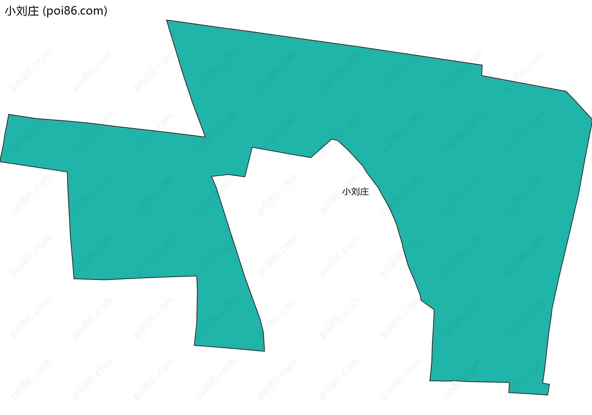 小刘庄边界地图