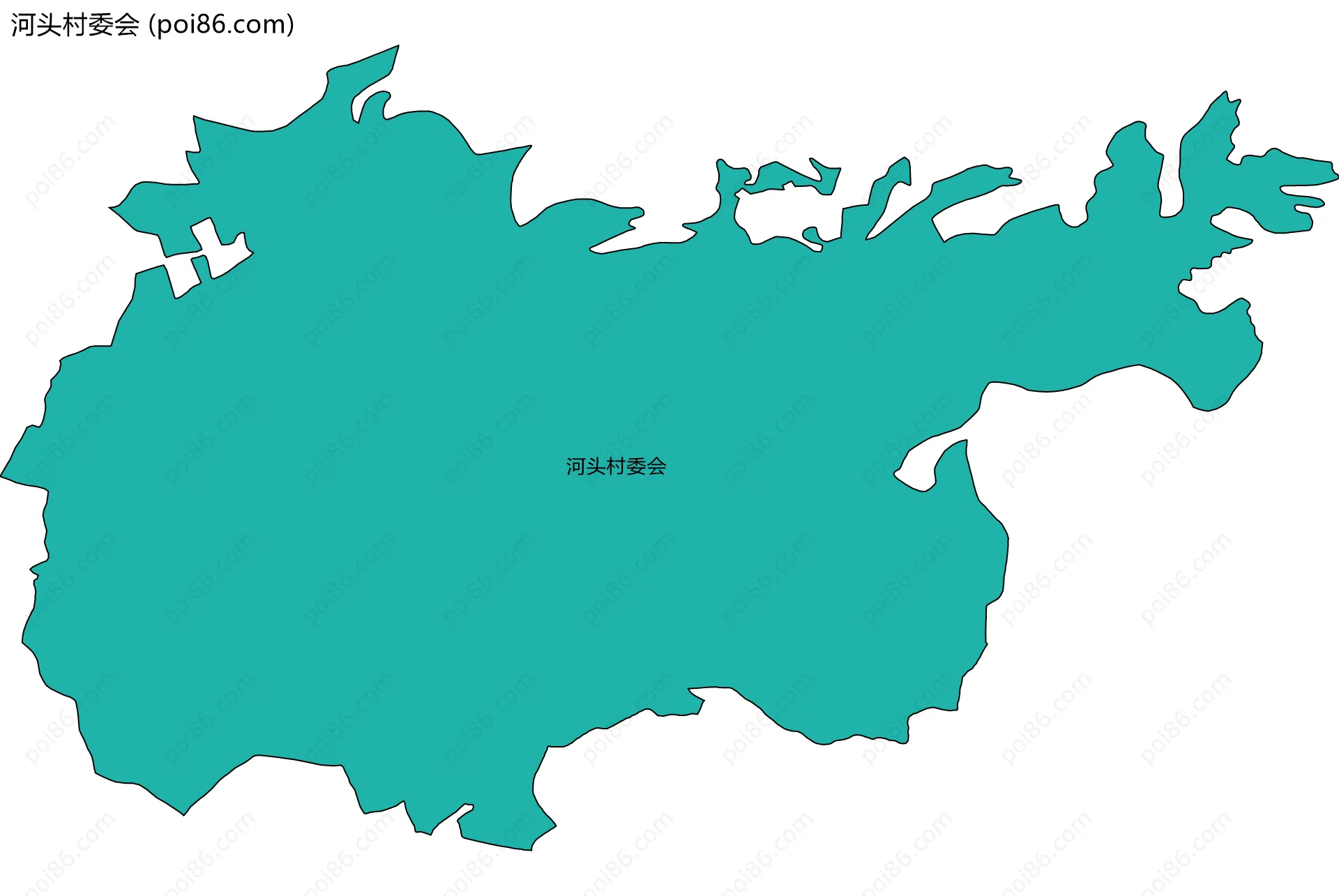 河头村委会边界地图