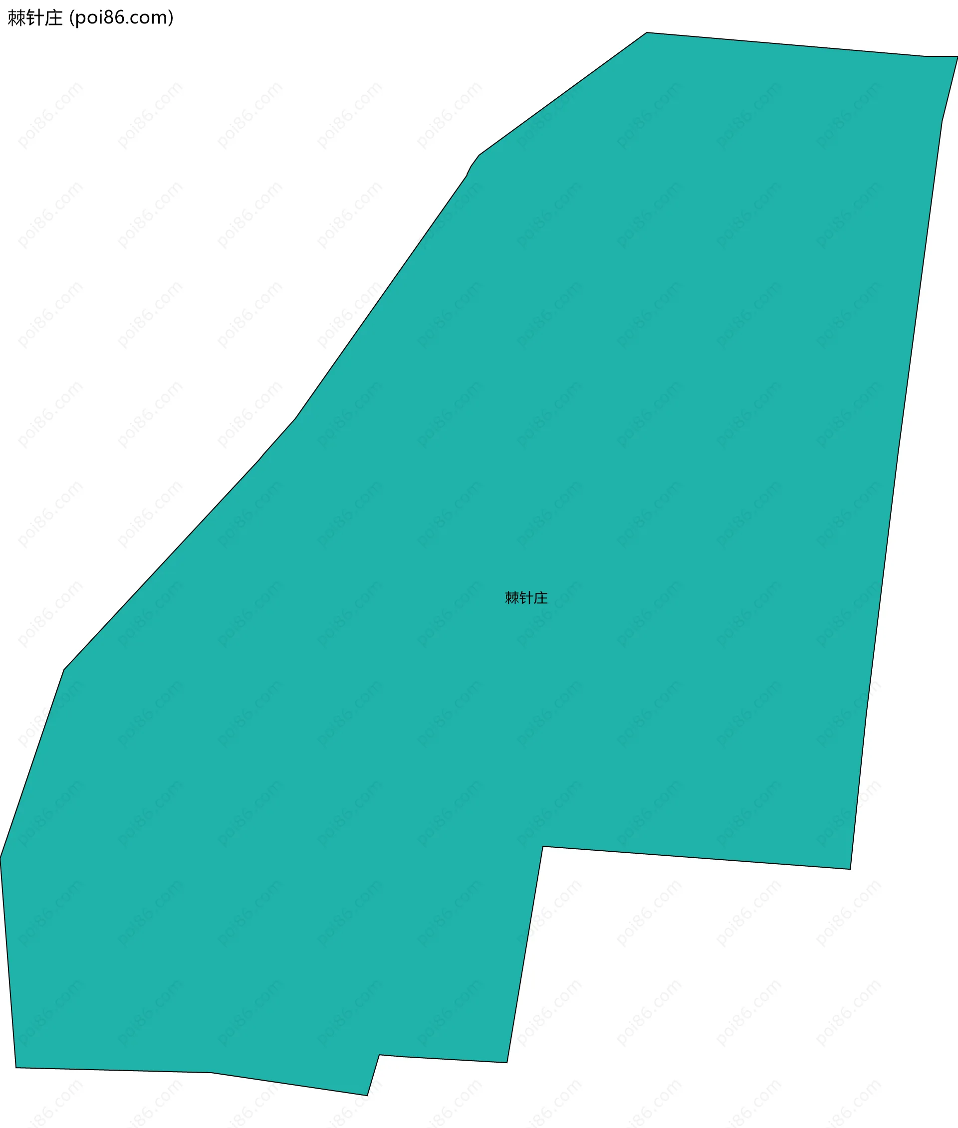 棘针庄边界地图