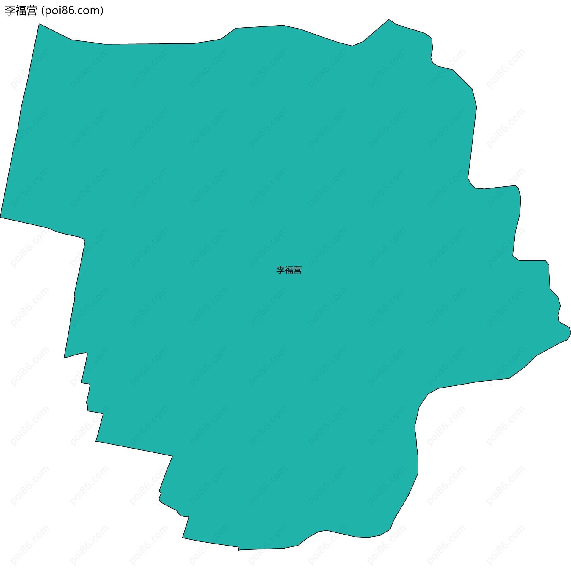 李福营边界地图