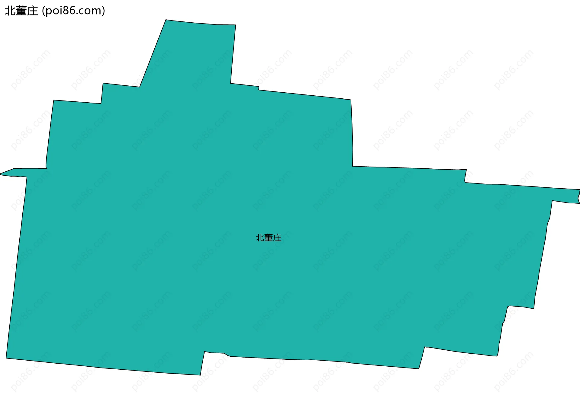 北董庄边界地图