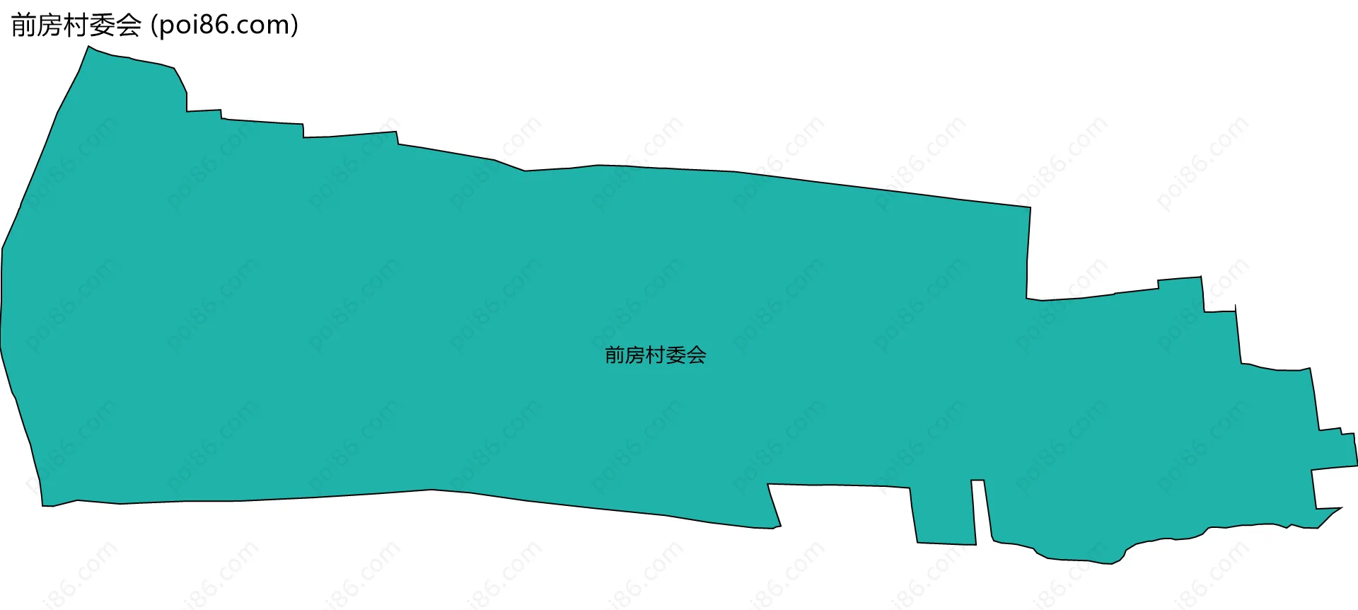 前房村委会边界地图