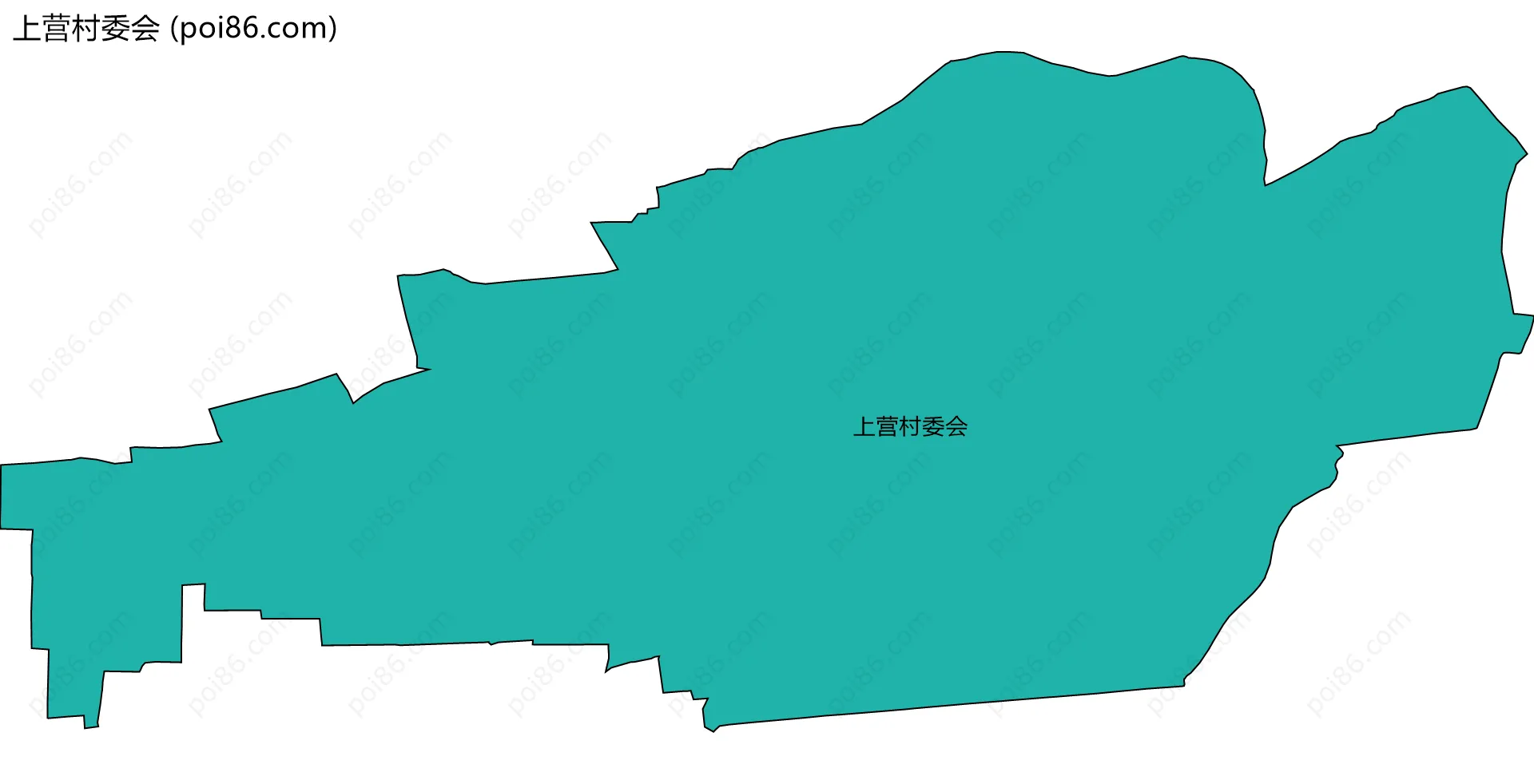 上营村委会边界地图