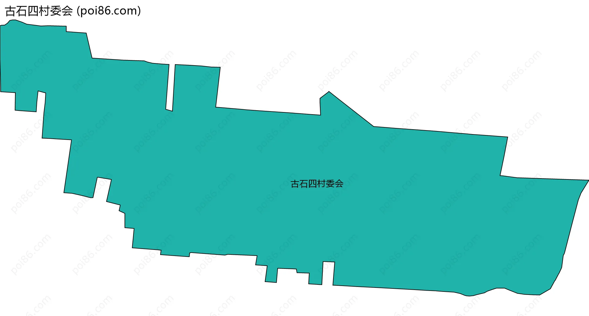 古石四村委会边界地图