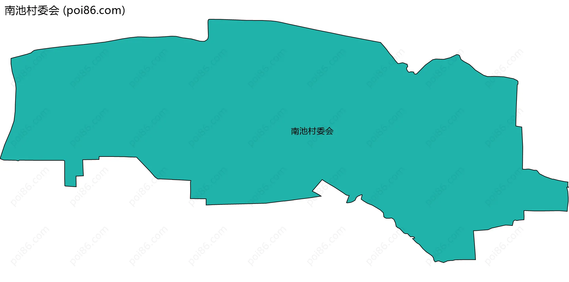 南池村委会边界地图