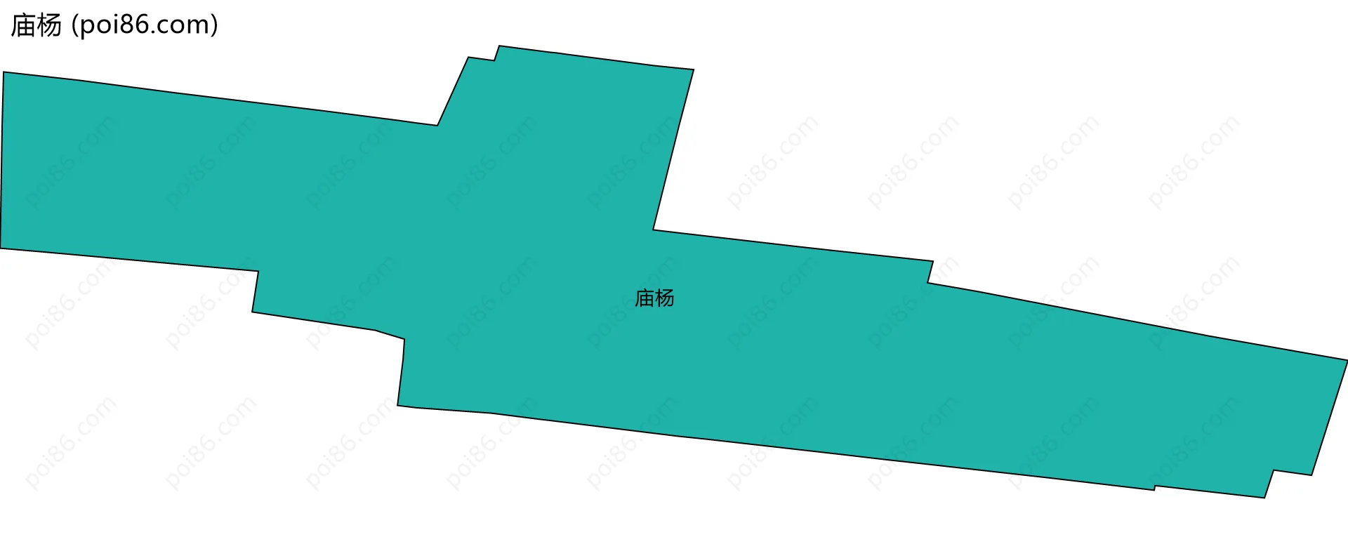 庙杨边界地图