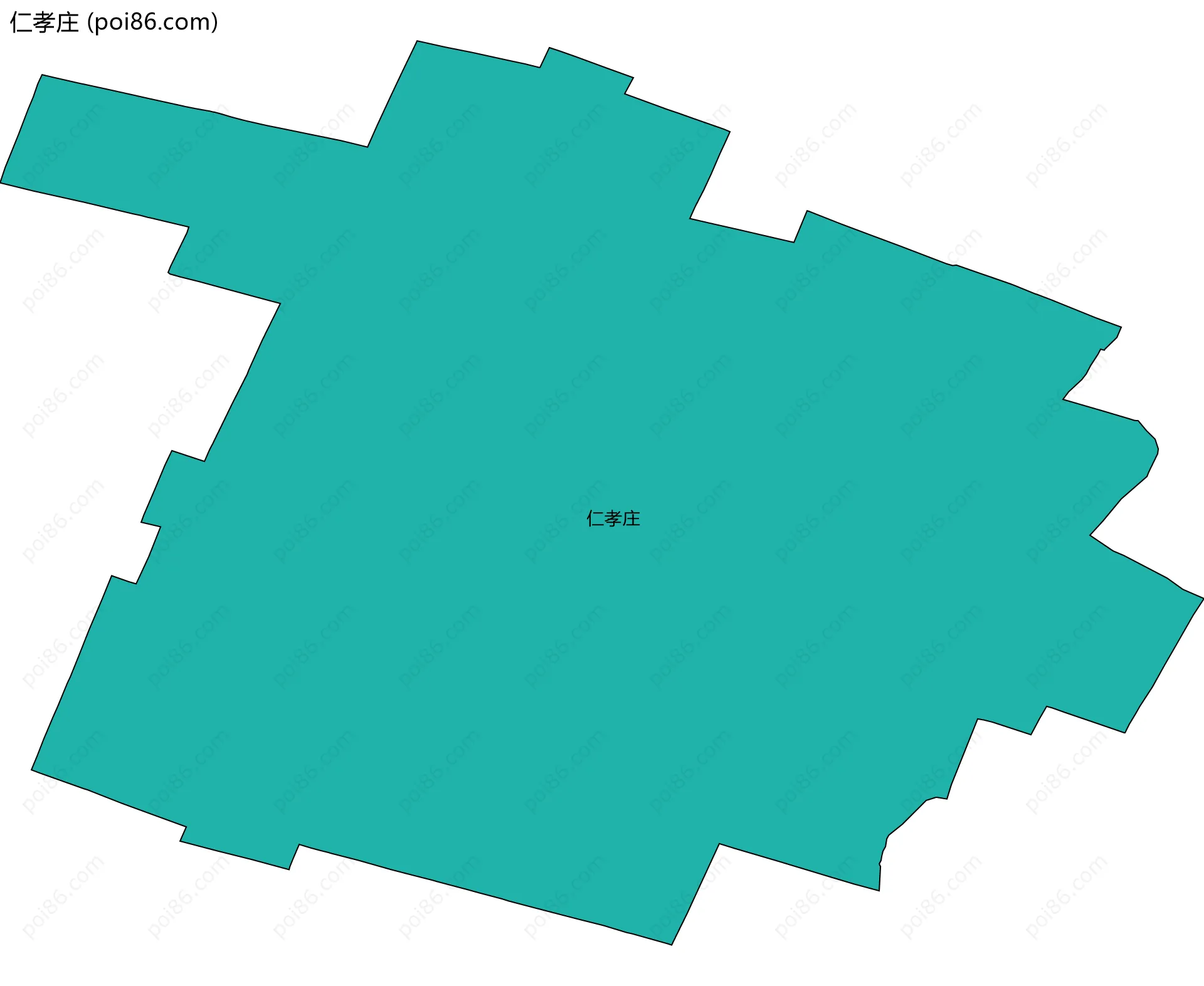 仁孝庄边界地图