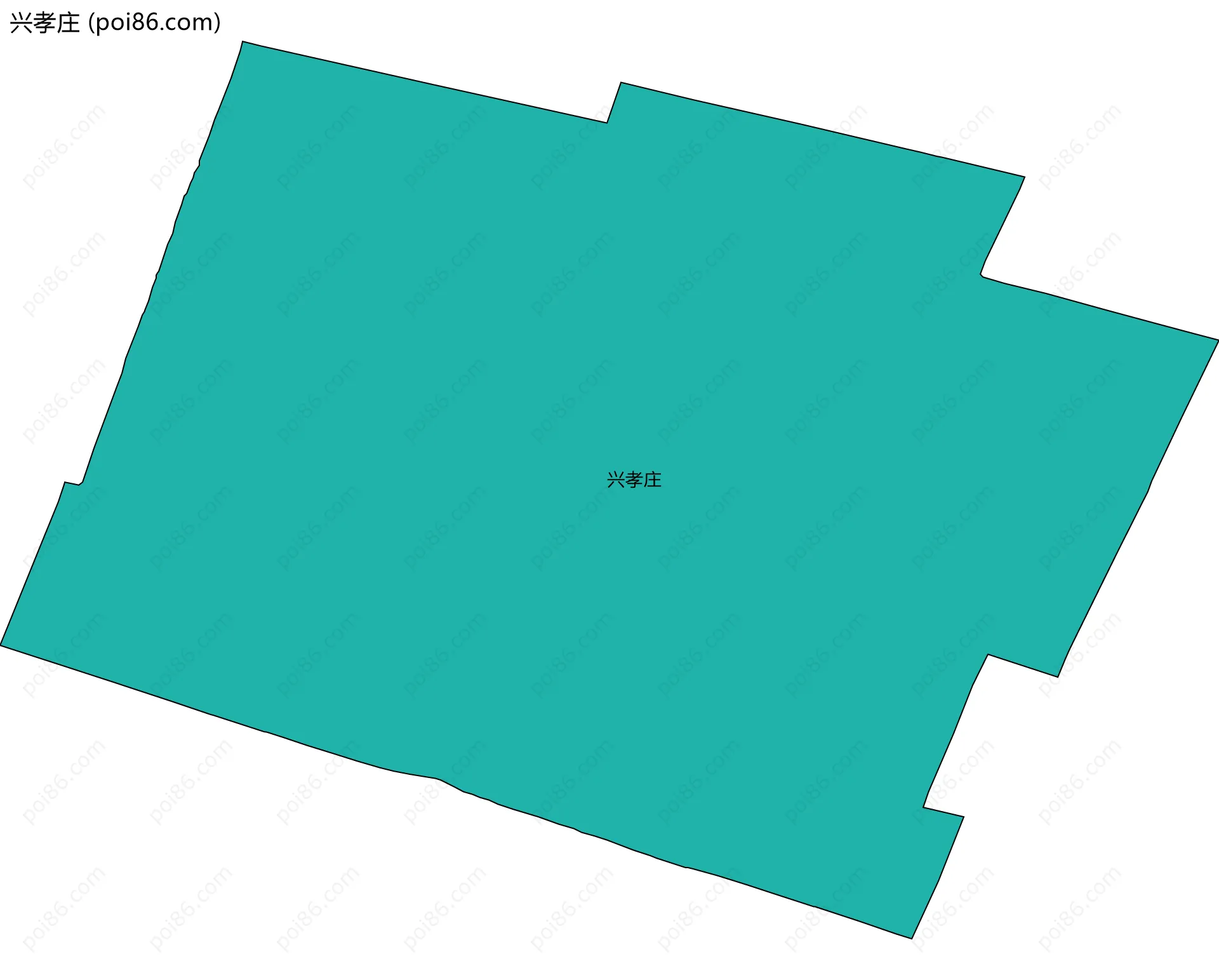 兴孝庄边界地图