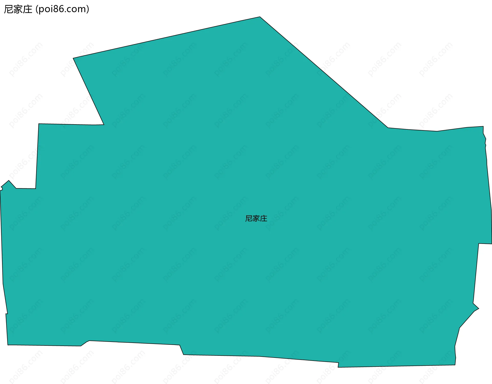 尼家庄边界地图