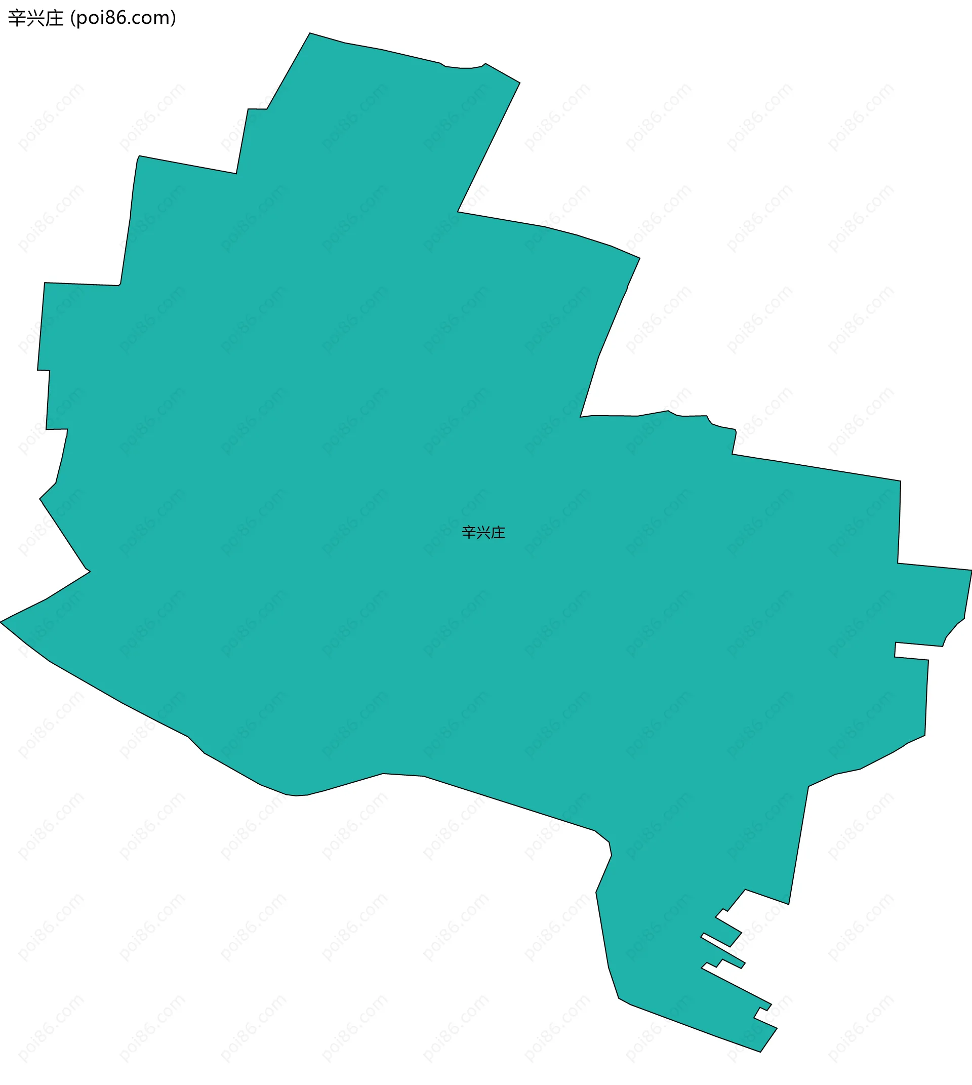 辛兴庄边界地图