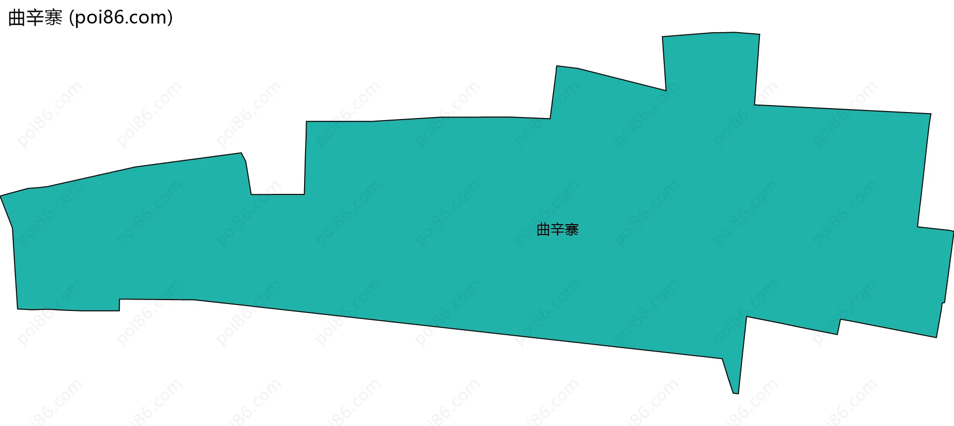 曲辛寨边界地图