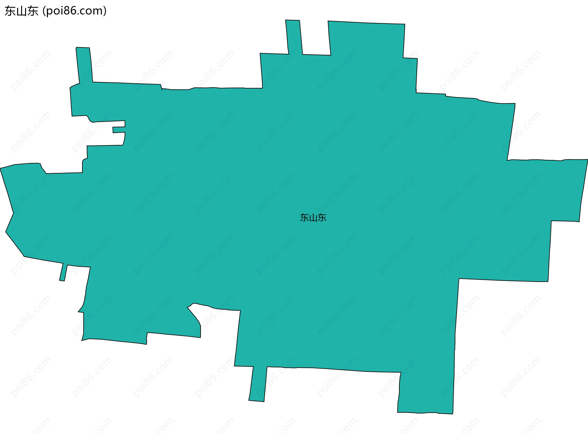 东山东边界地图