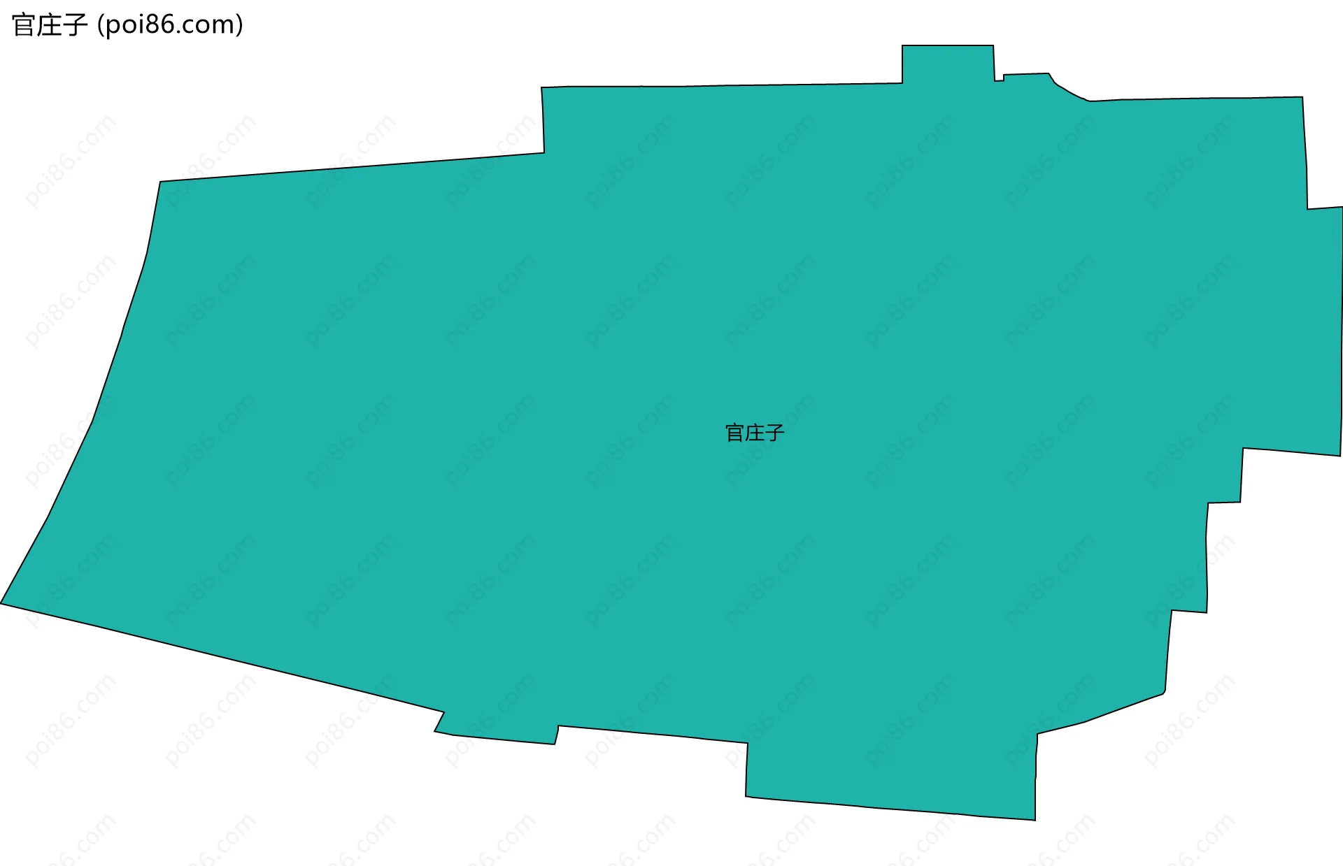 官庄子边界地图