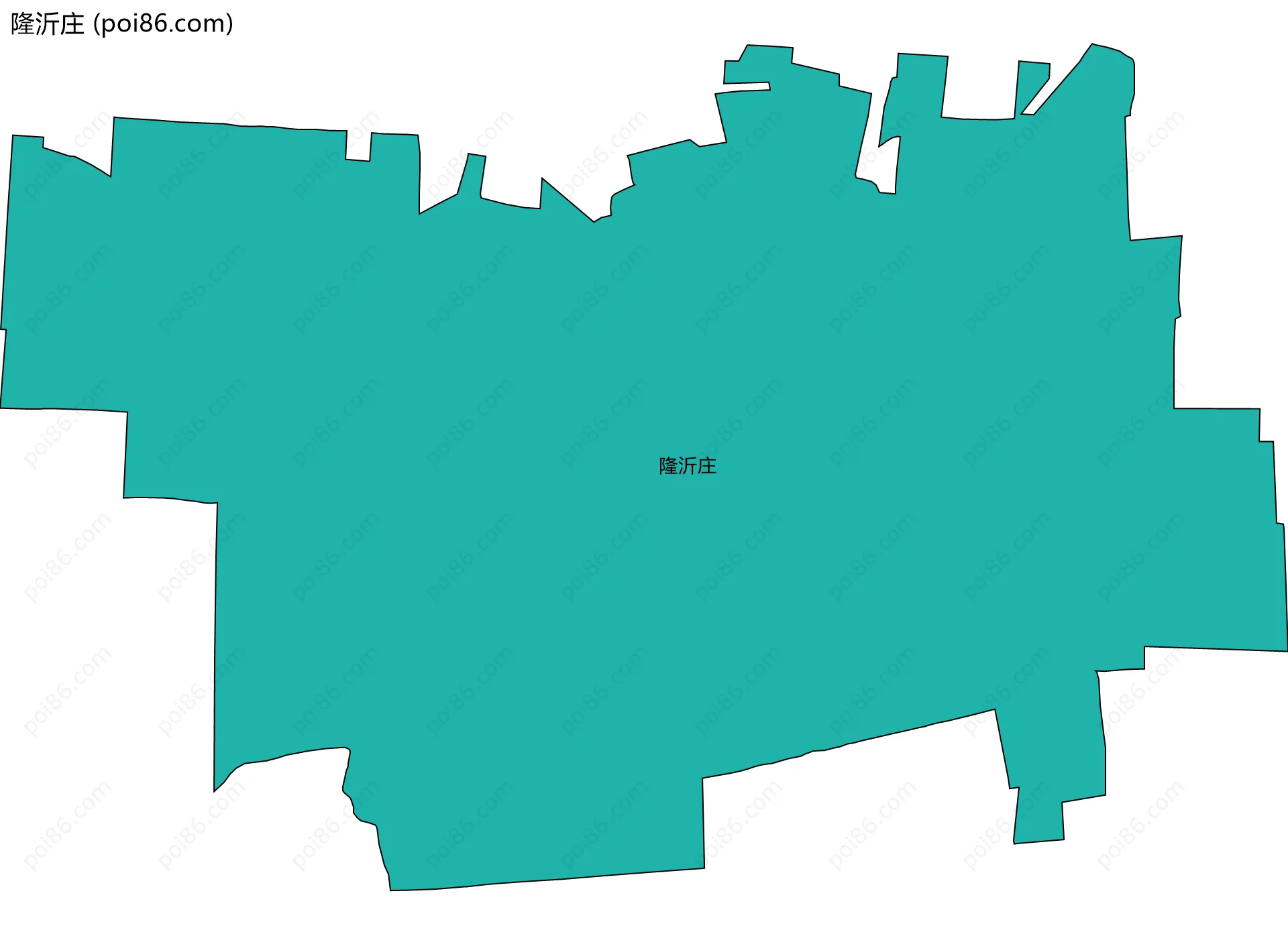 隆沂庄边界地图