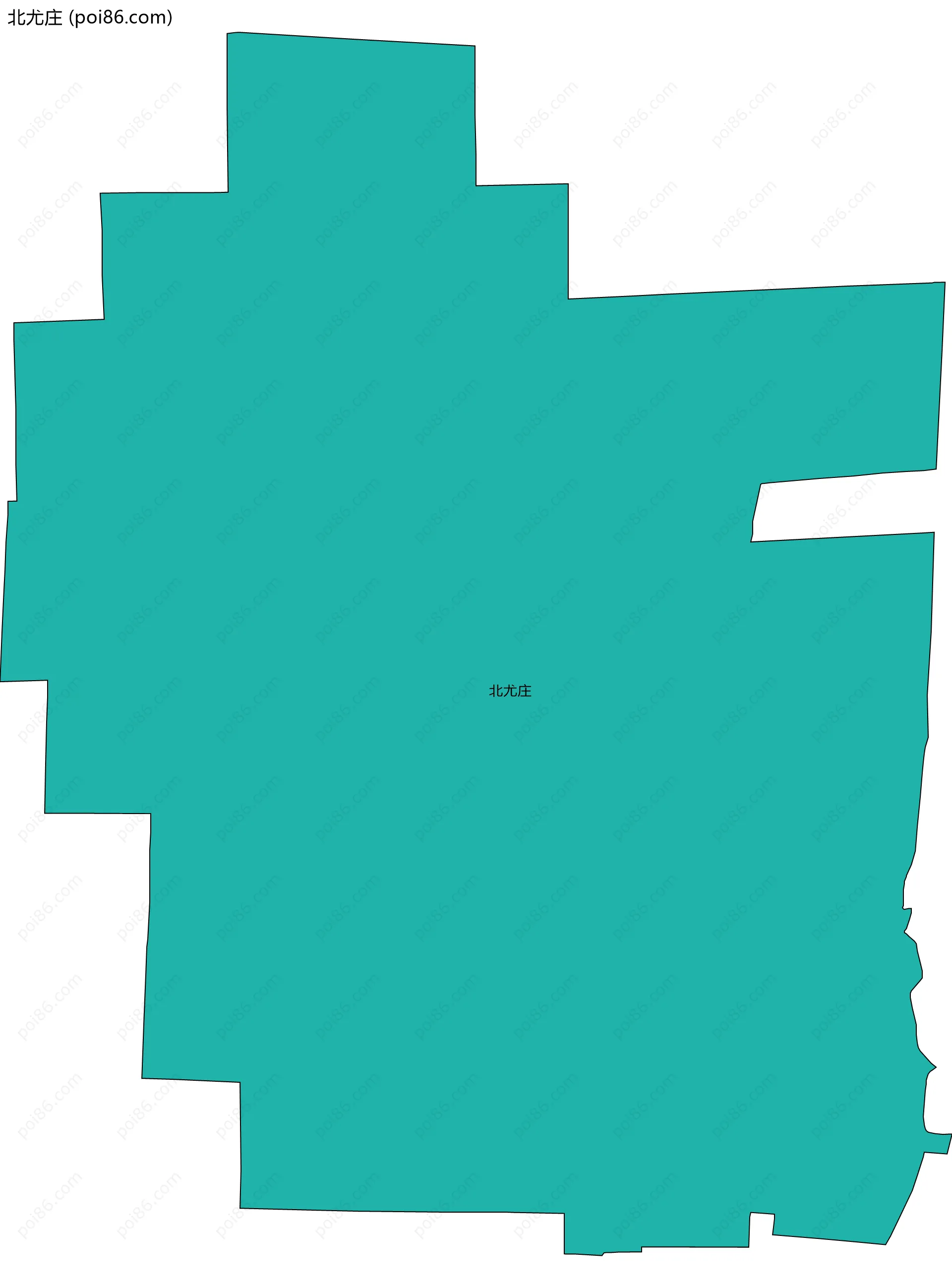 北尤庄边界地图