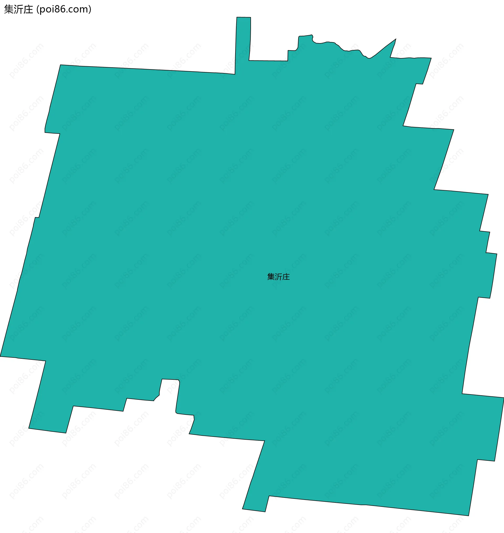 集沂庄边界地图