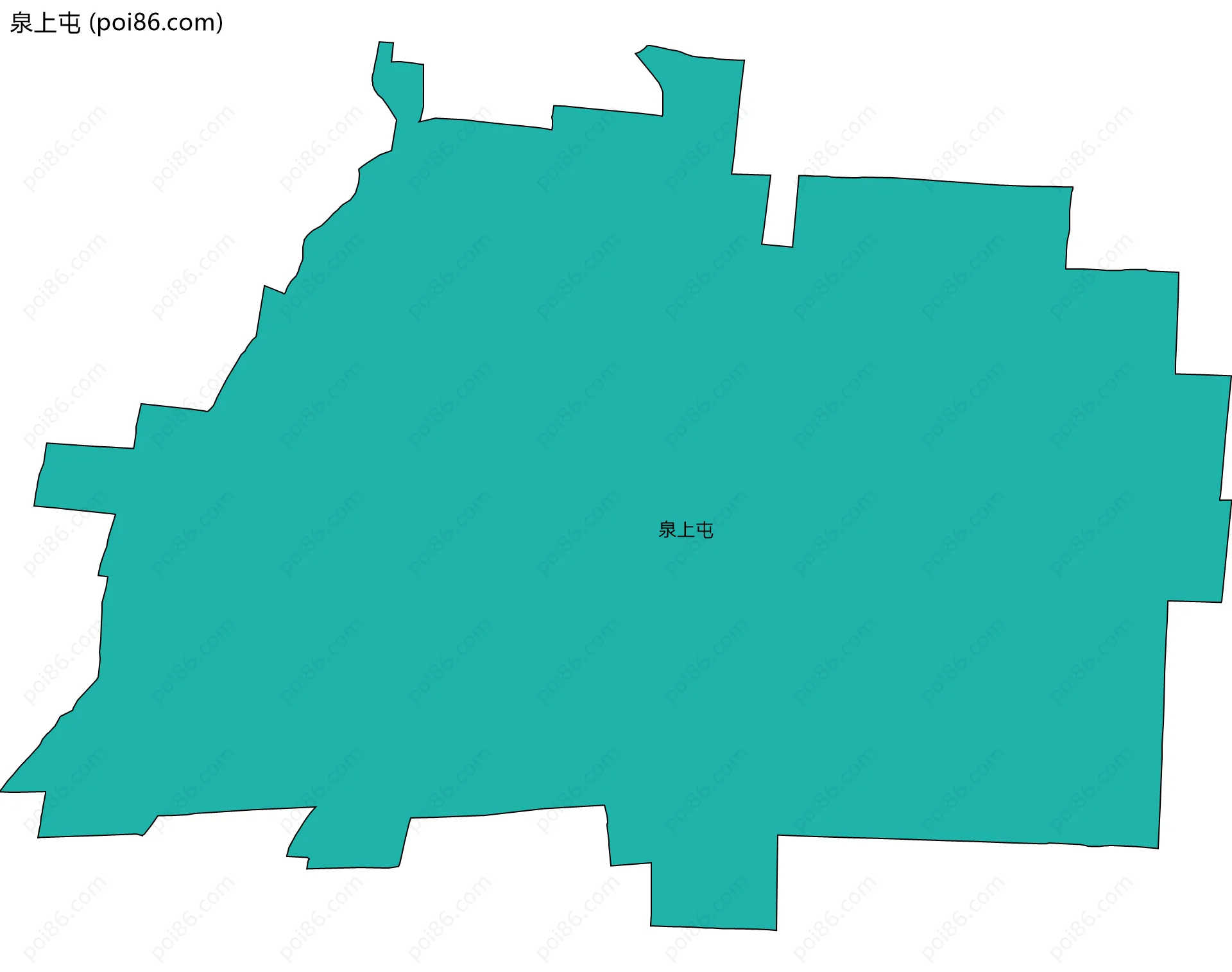 泉上屯边界地图