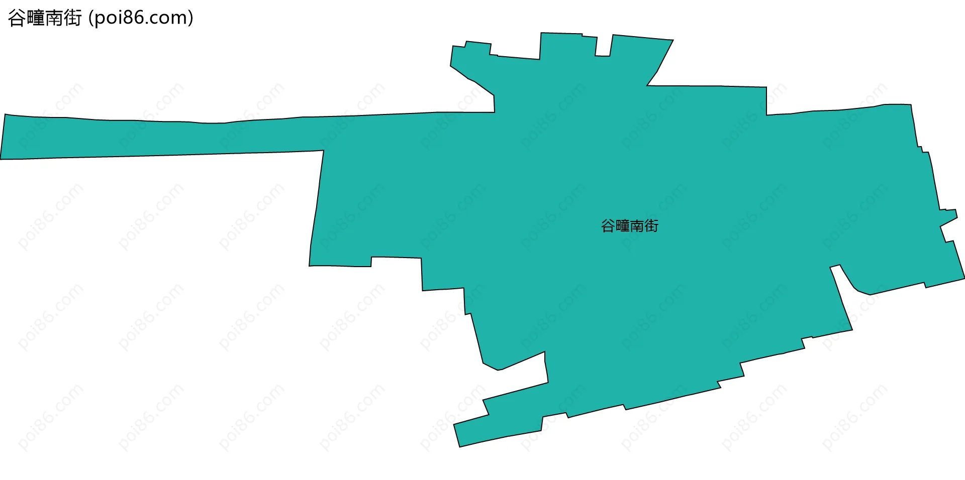 谷疃南街边界地图