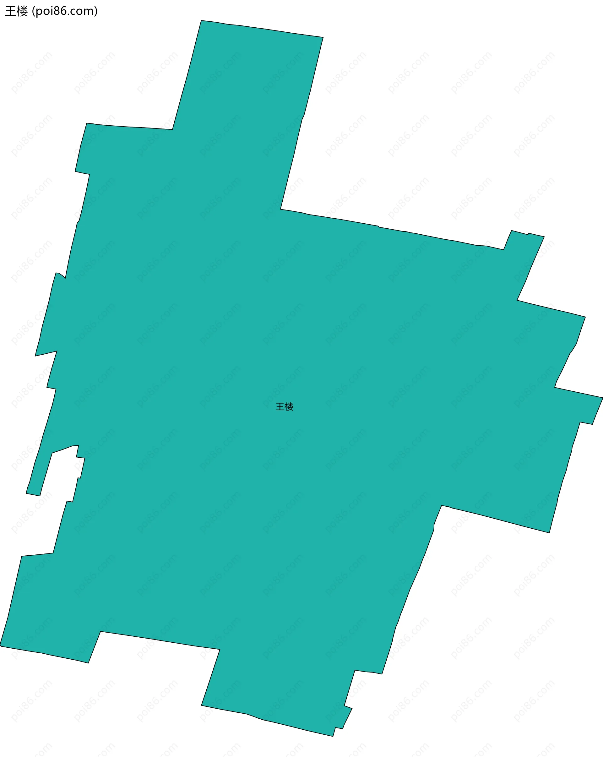 王楼边界地图