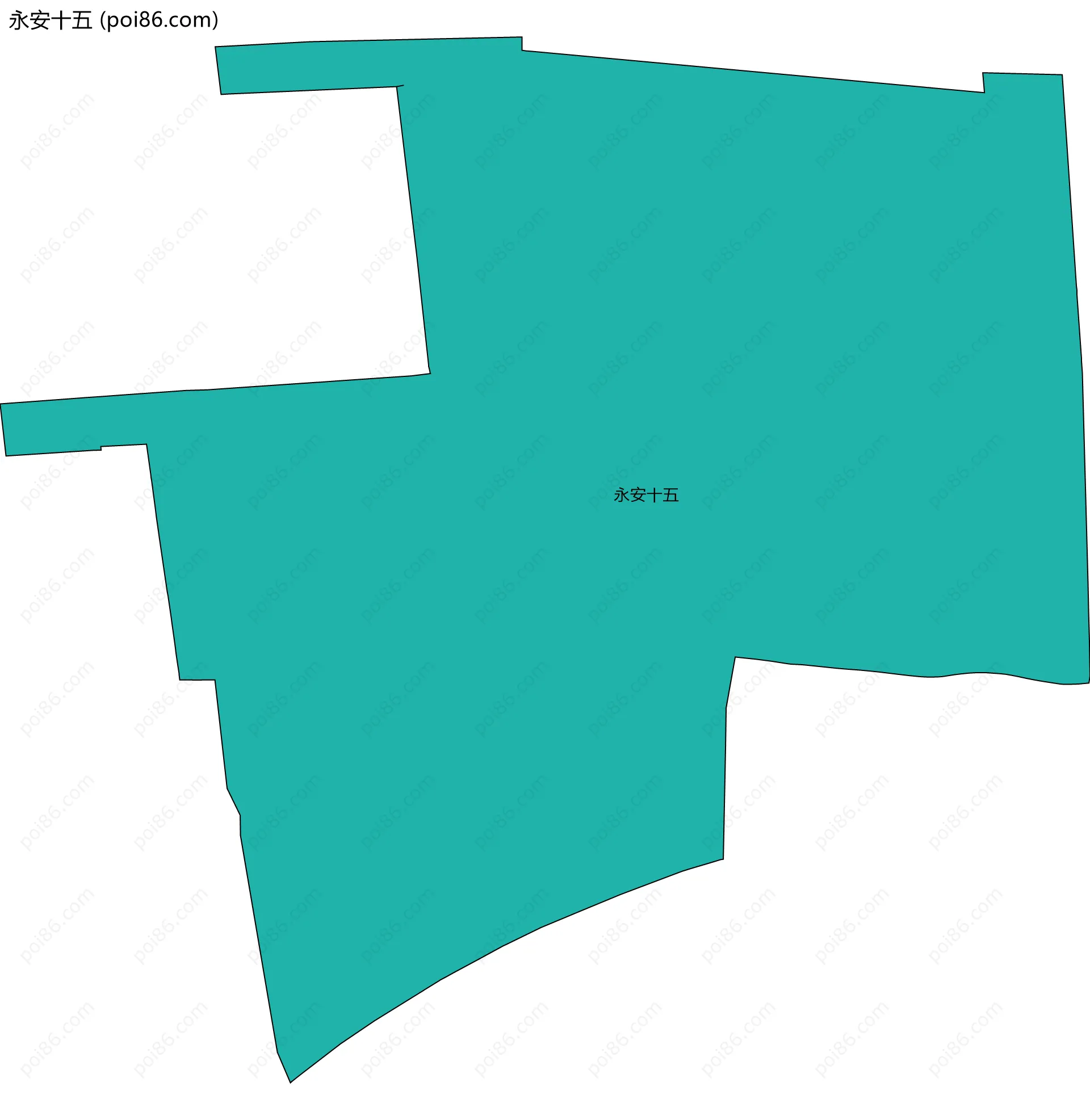 永安十五边界地图