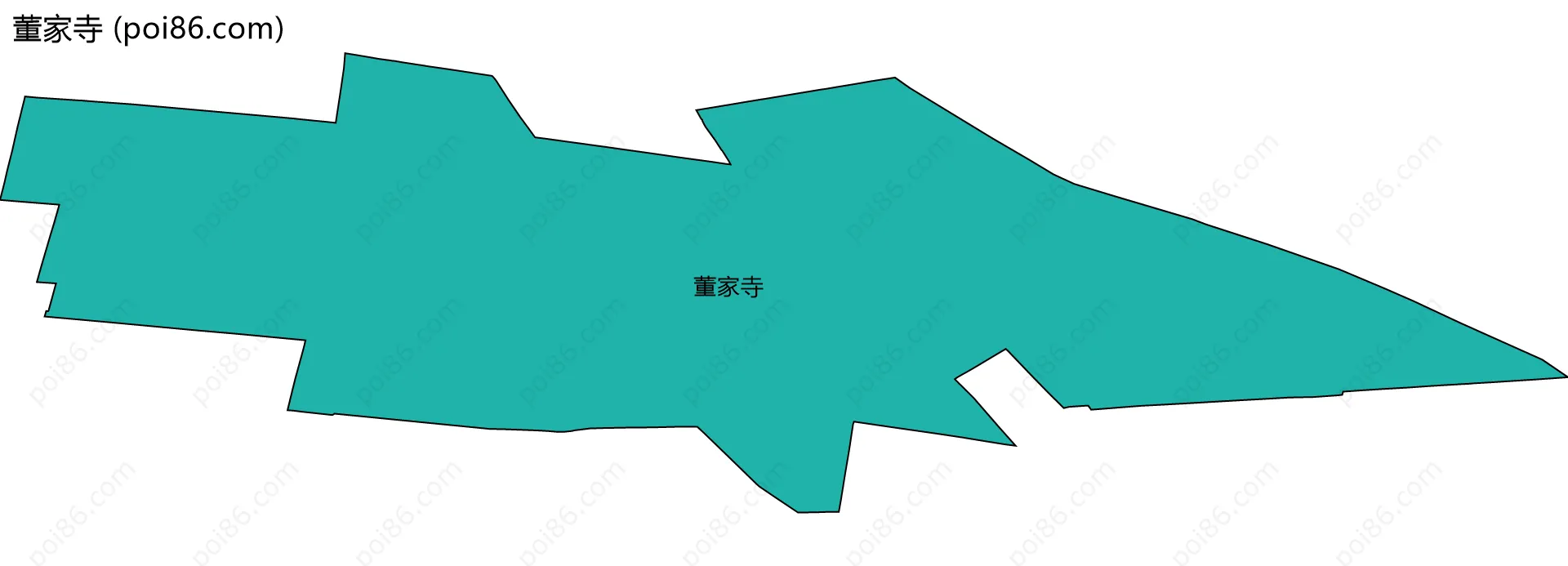 董家寺边界地图