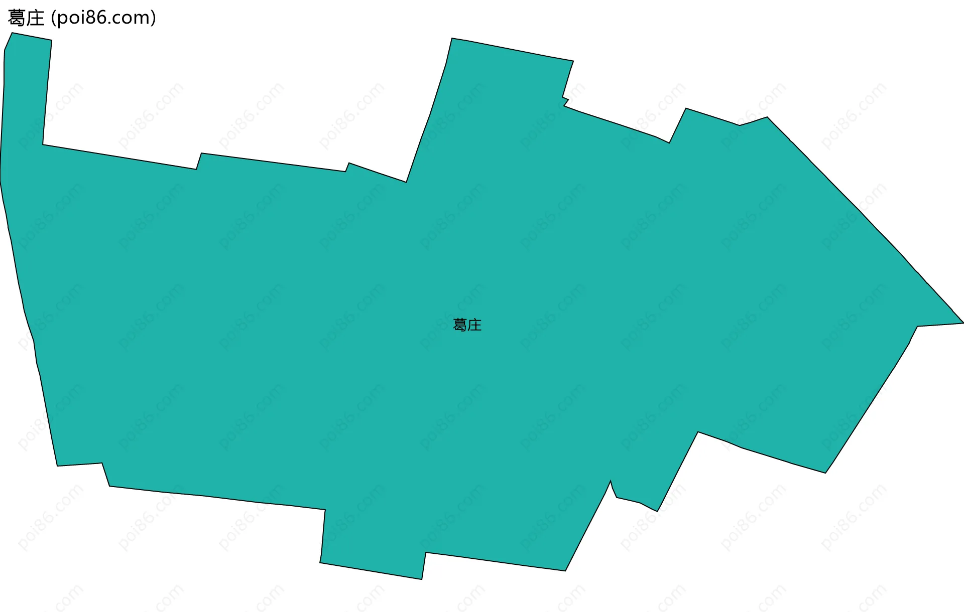 葛庄边界地图