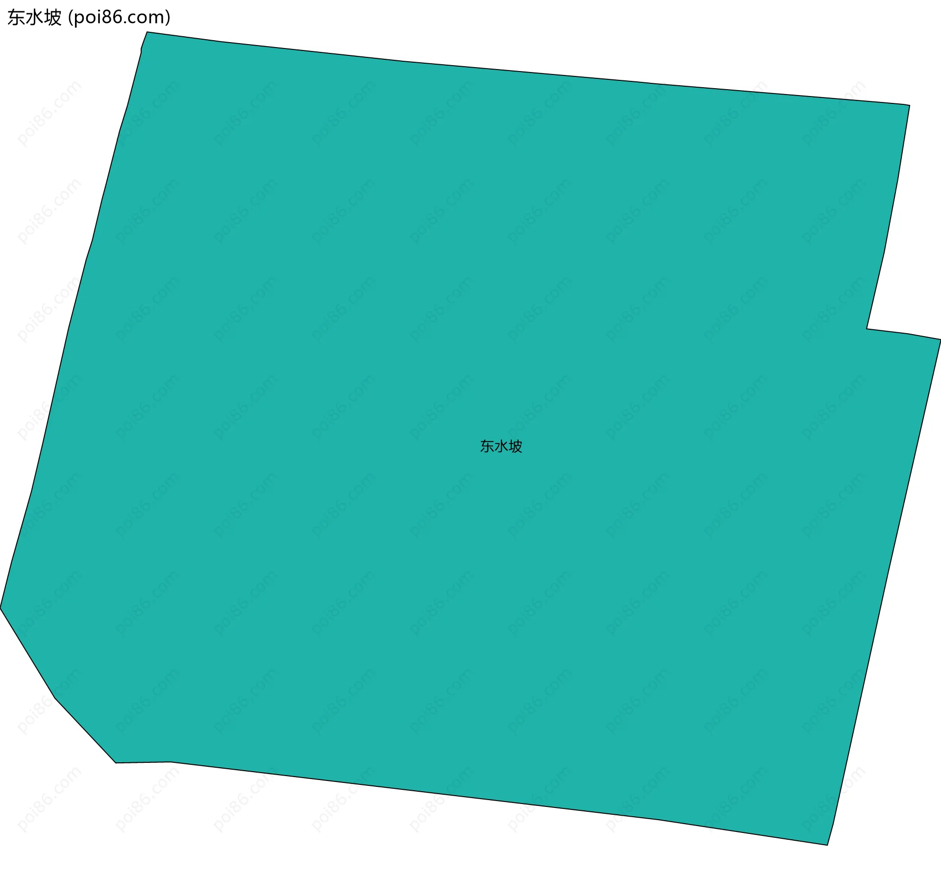 东水坡边界地图