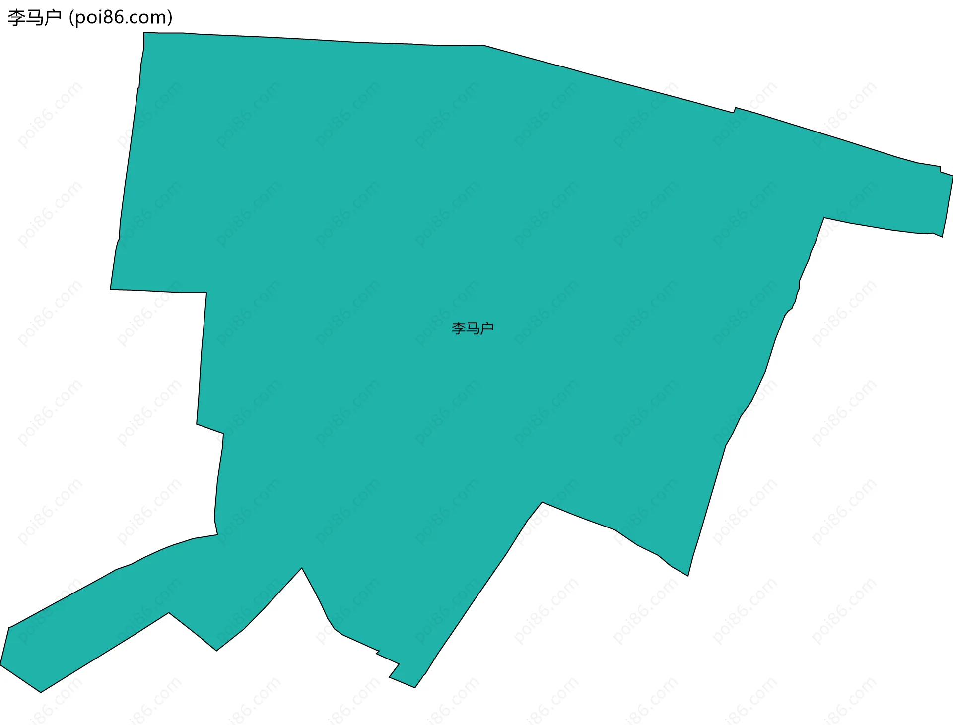 李马户边界地图