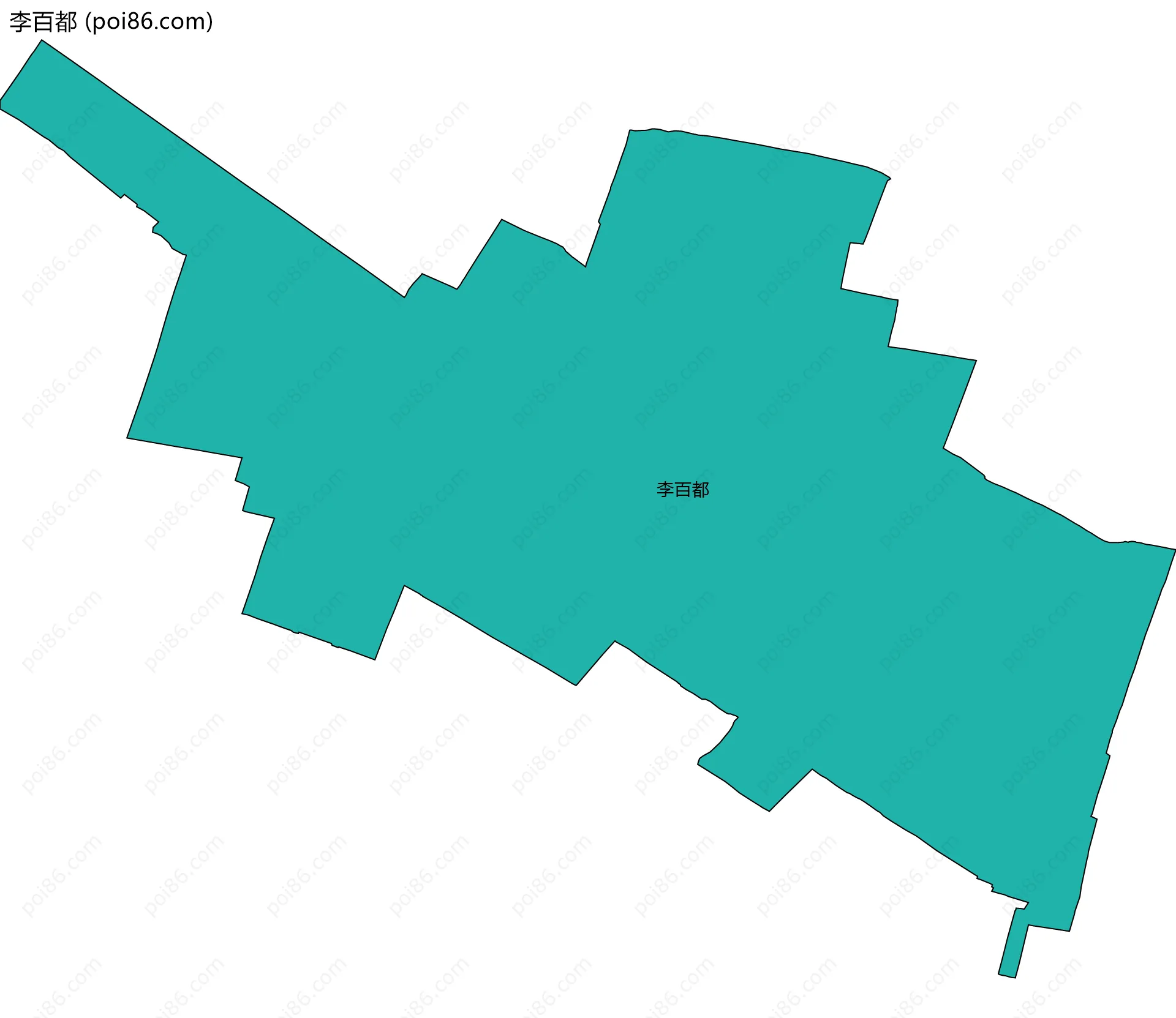 李百都边界地图