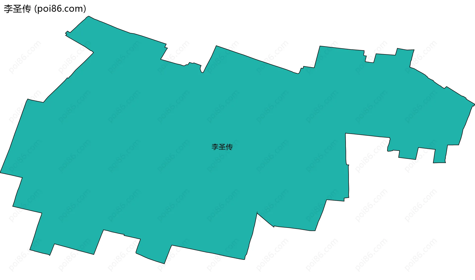 李圣传边界地图