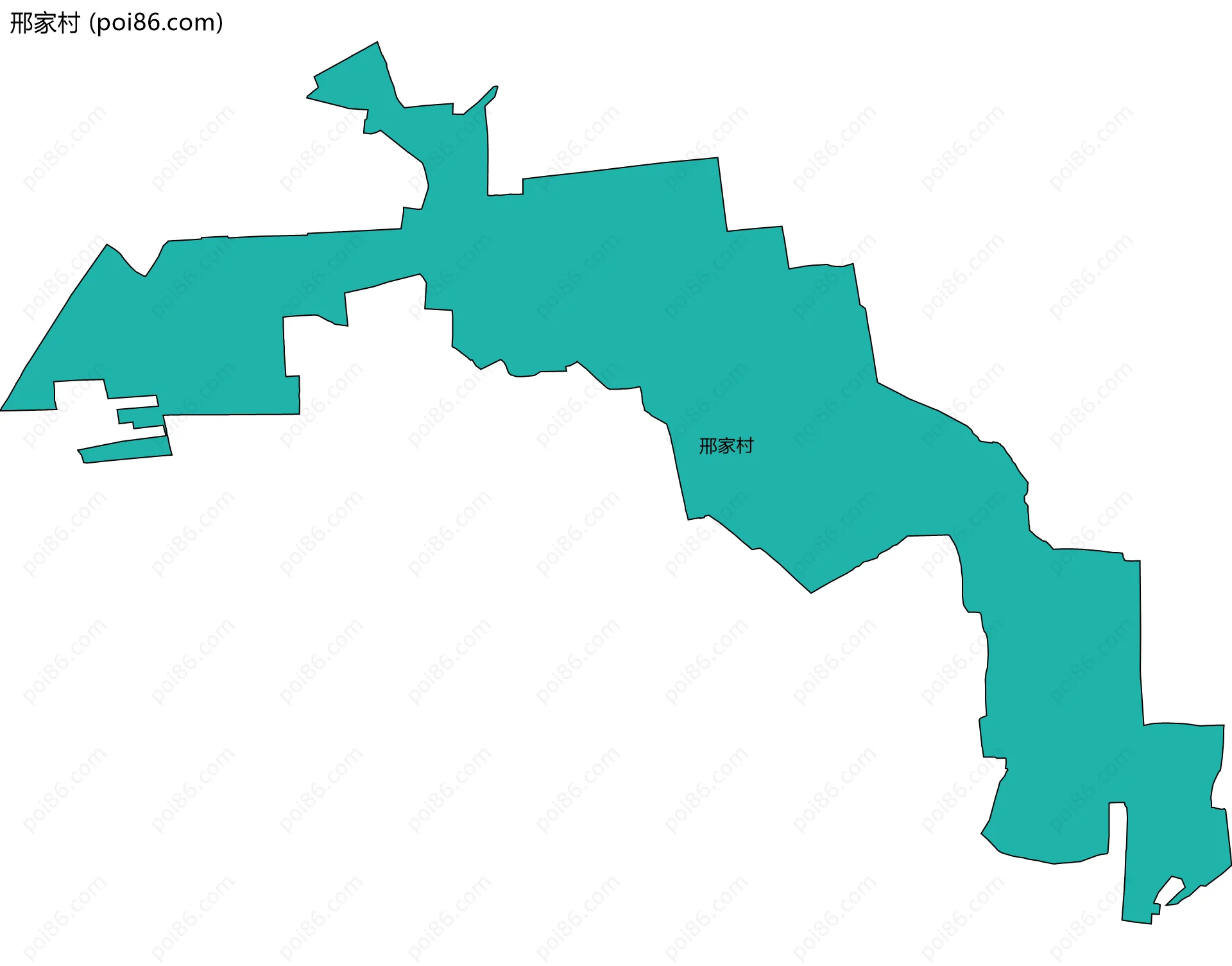 邢家村边界地图