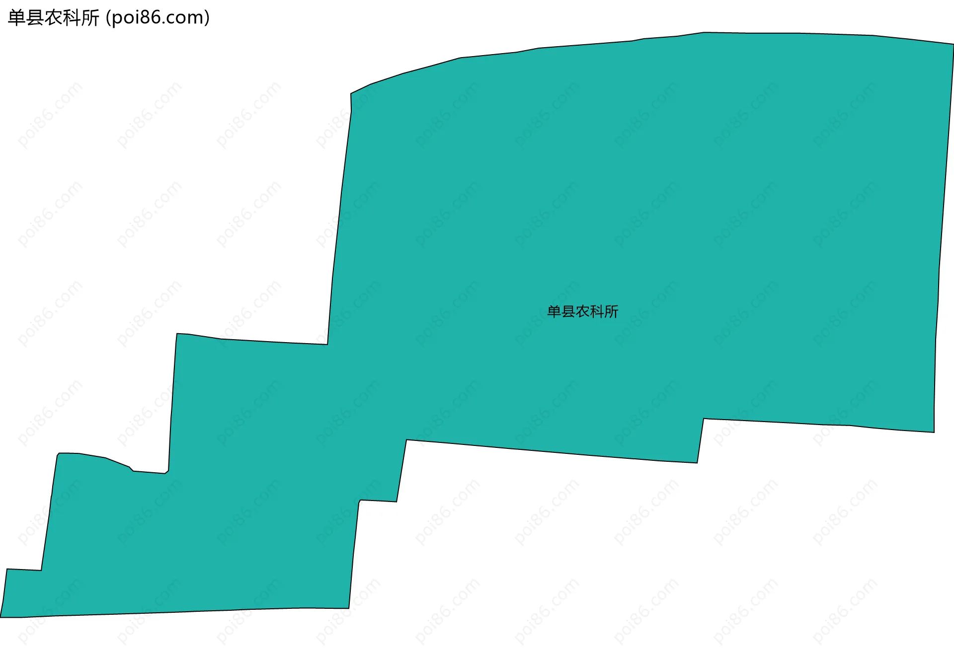 单县农科所边界地图