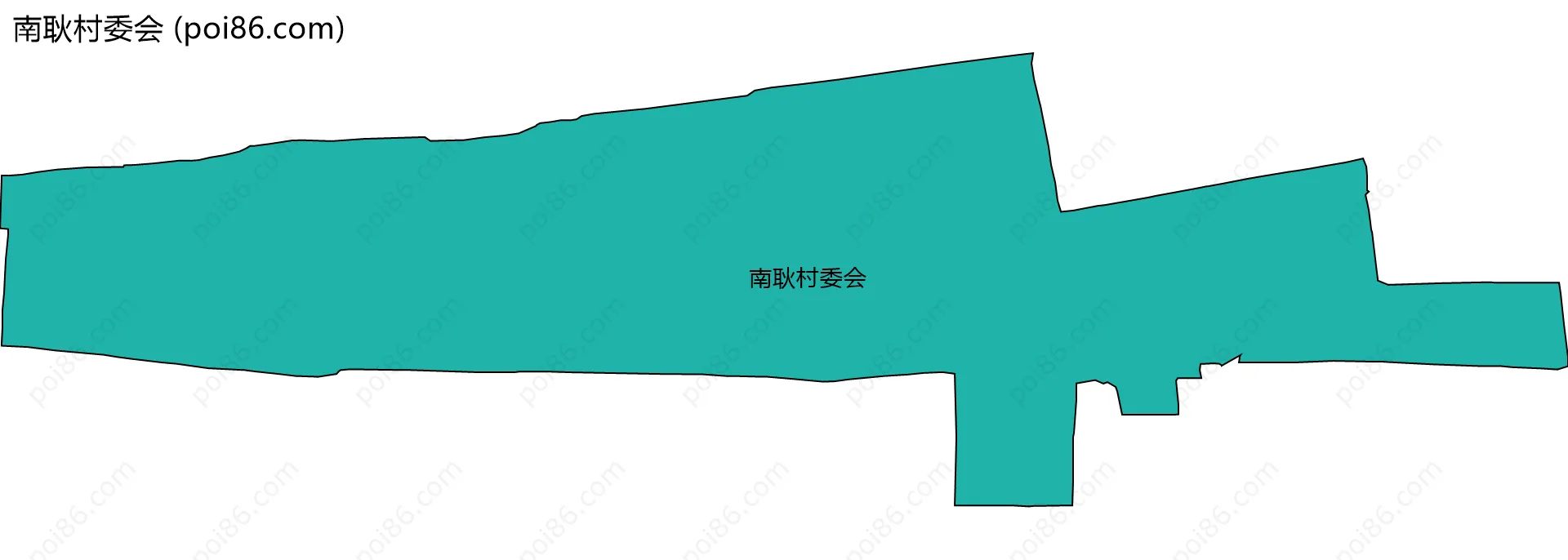 南耿村委会边界地图