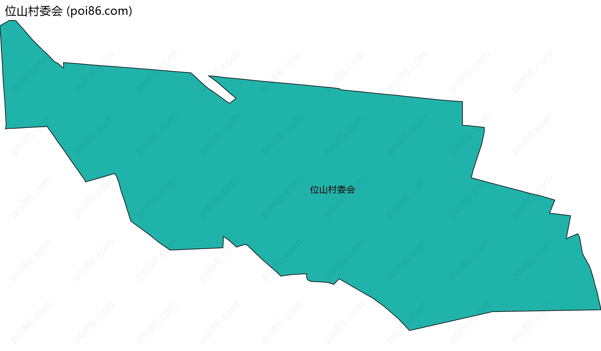 位山村委会边界地图