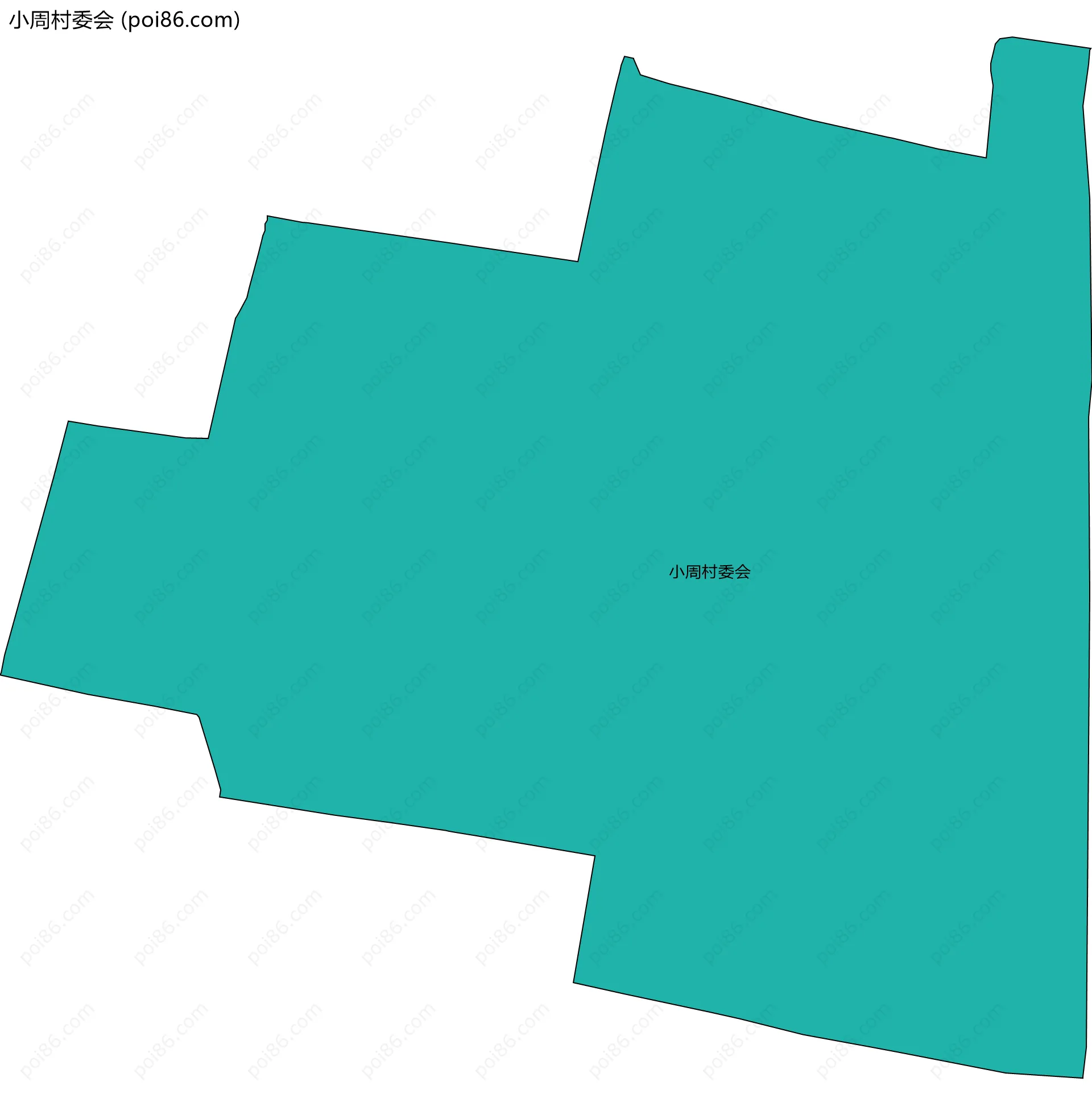小周村委会边界地图