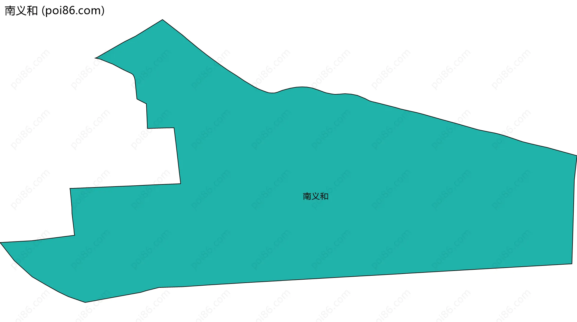 南义和边界地图