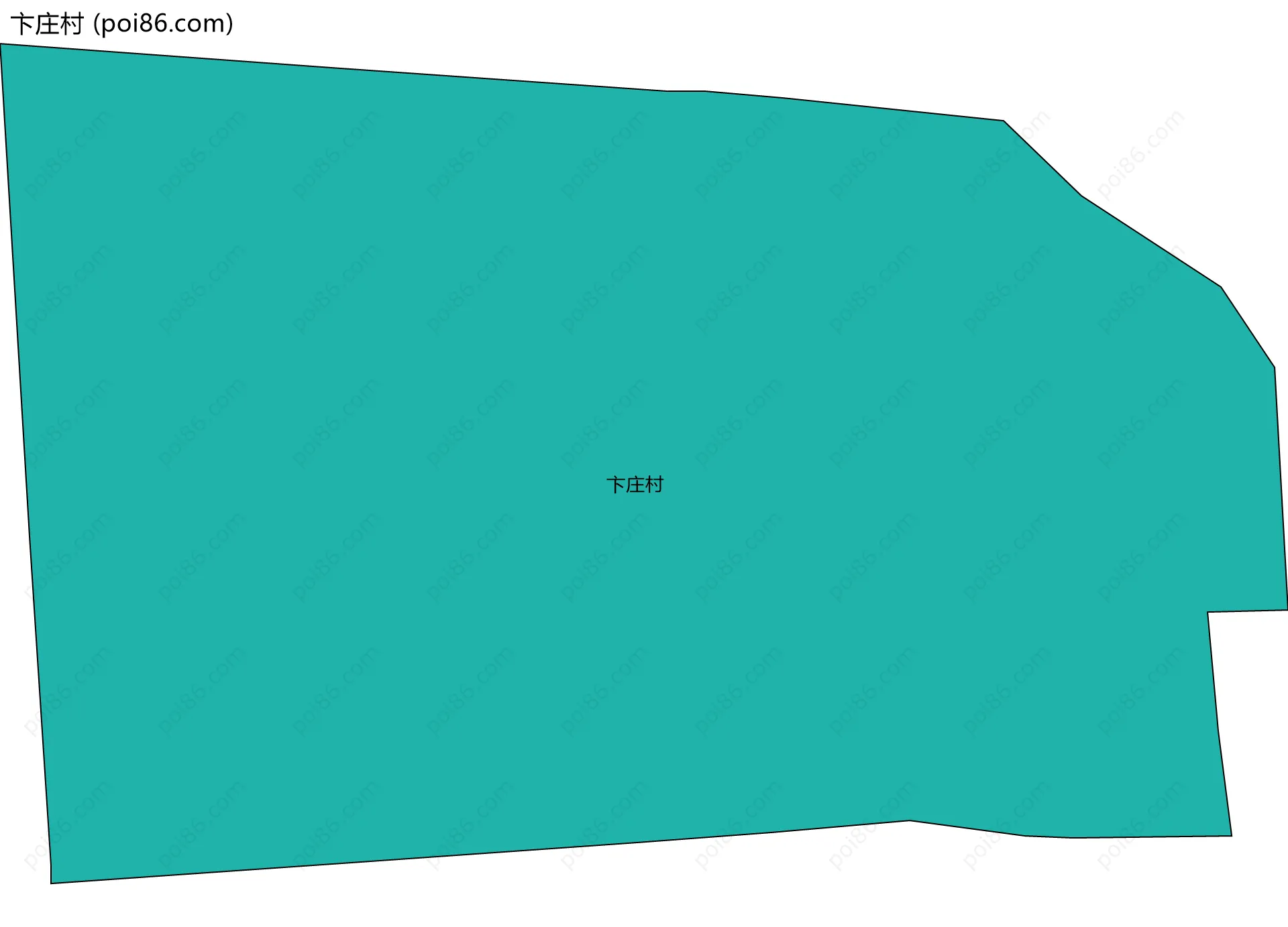 卞庄村边界地图