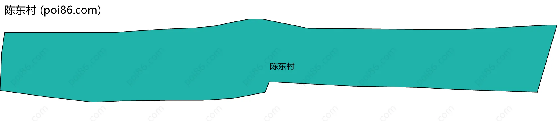 陈东村边界地图