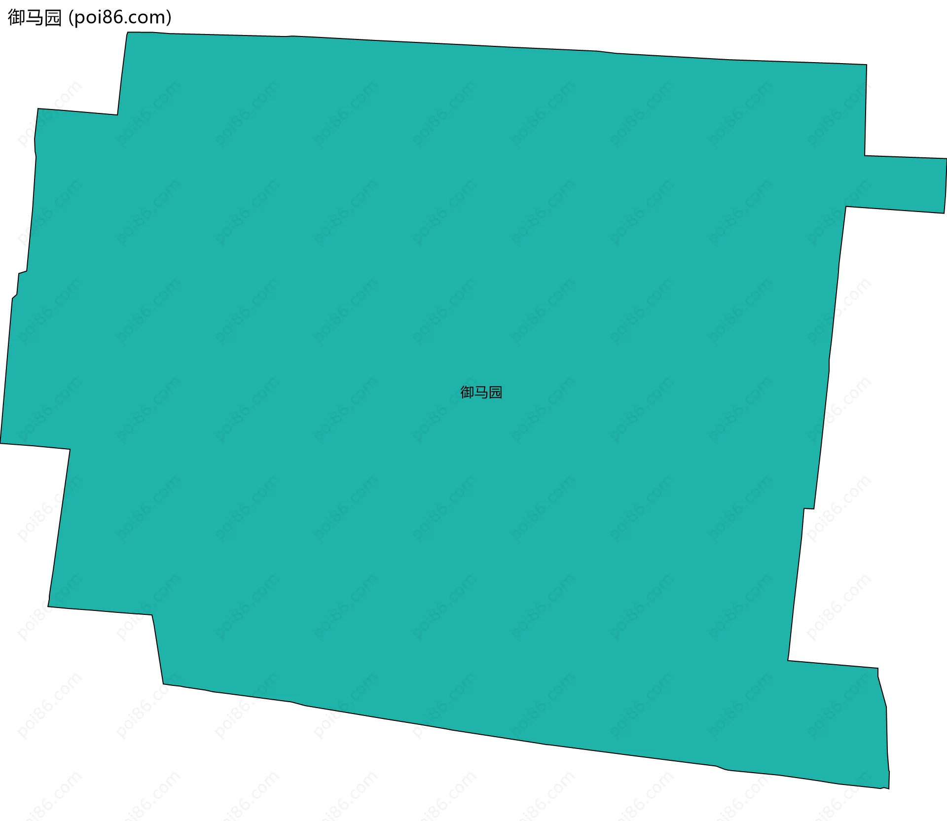 御马园边界地图