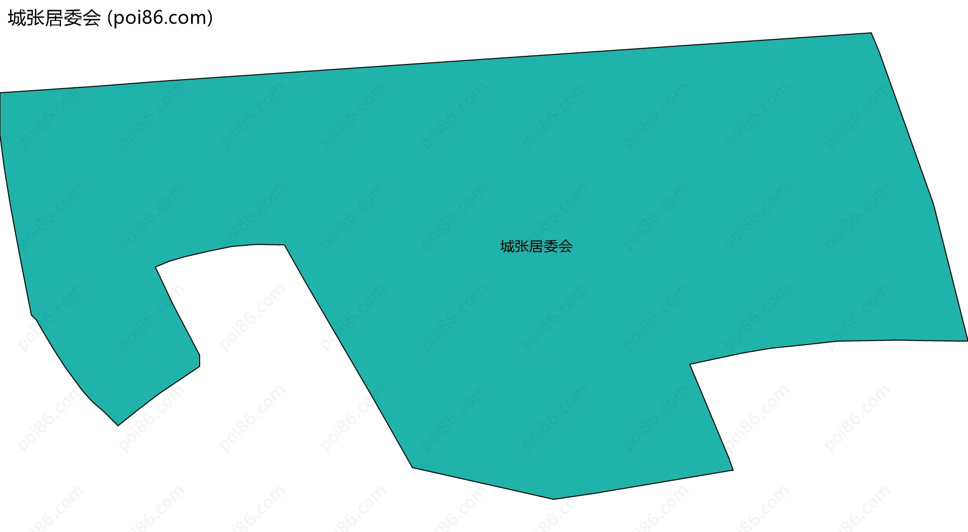 城张居委会边界地图