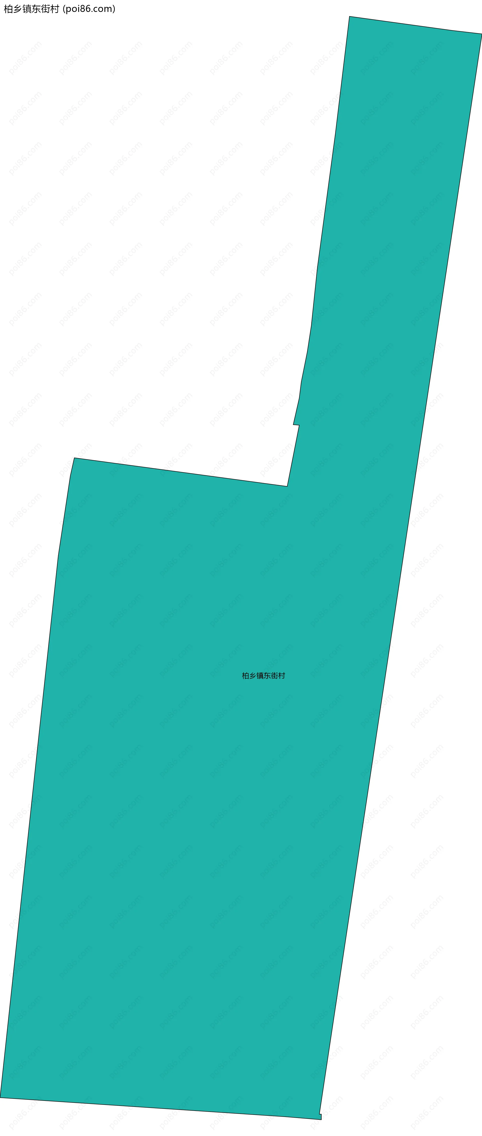 柏乡镇东街村边界地图