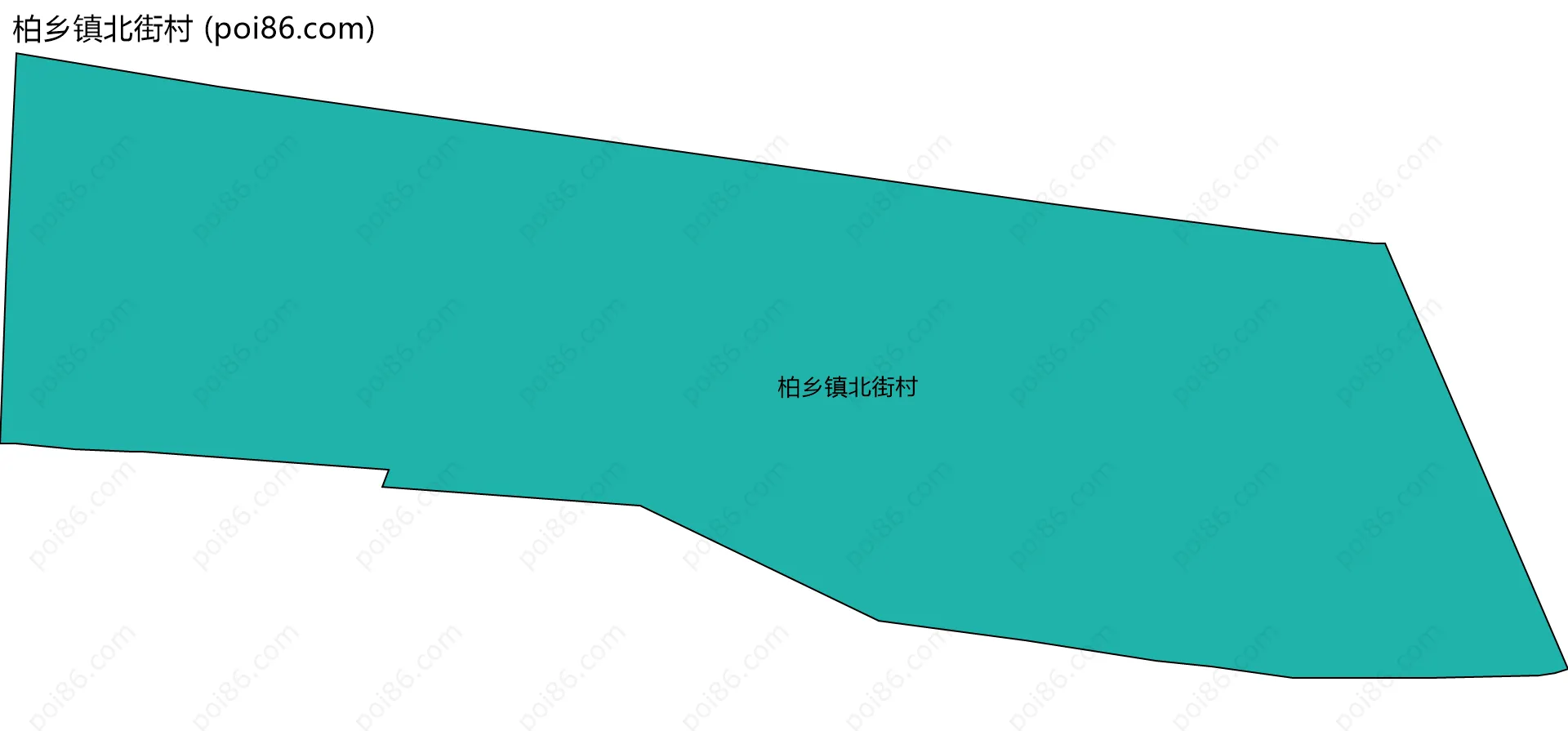 柏乡镇北街村边界地图