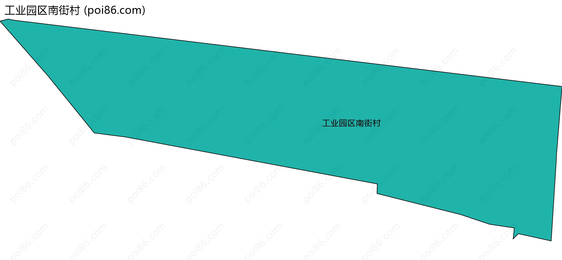 工业园区南街村边界地图