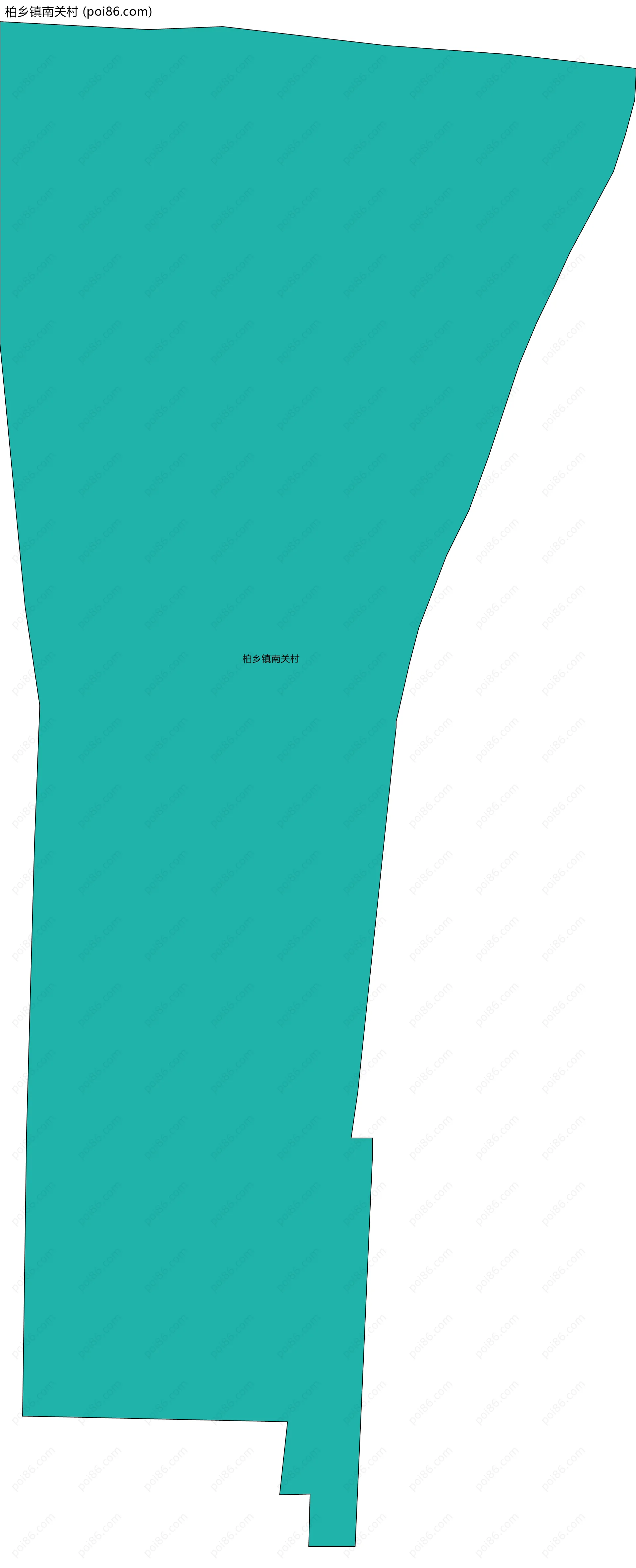 柏乡镇南关村边界地图