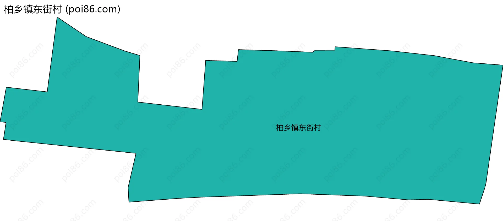 柏乡镇东街村边界地图