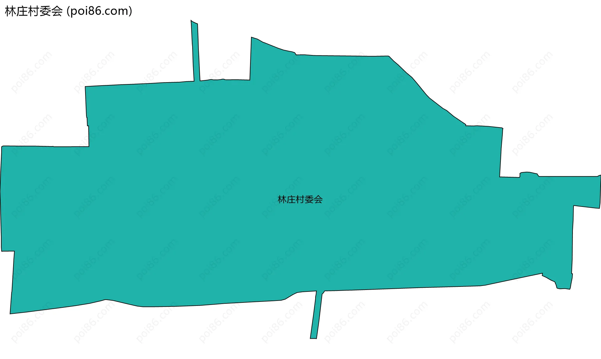 林庄村委会边界地图