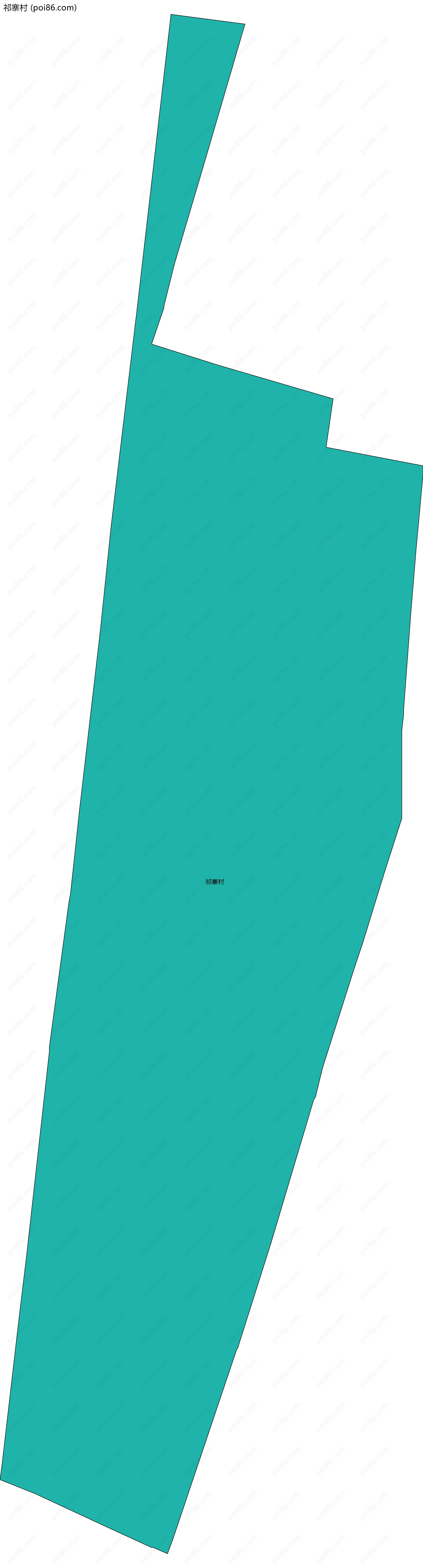 祁寨村边界地图