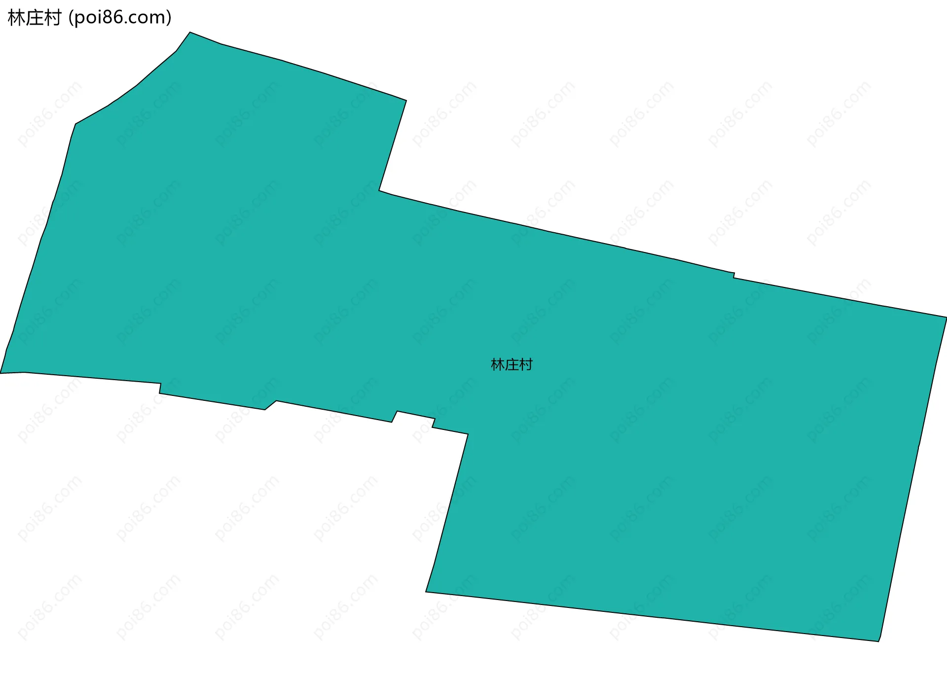 林庄村边界地图