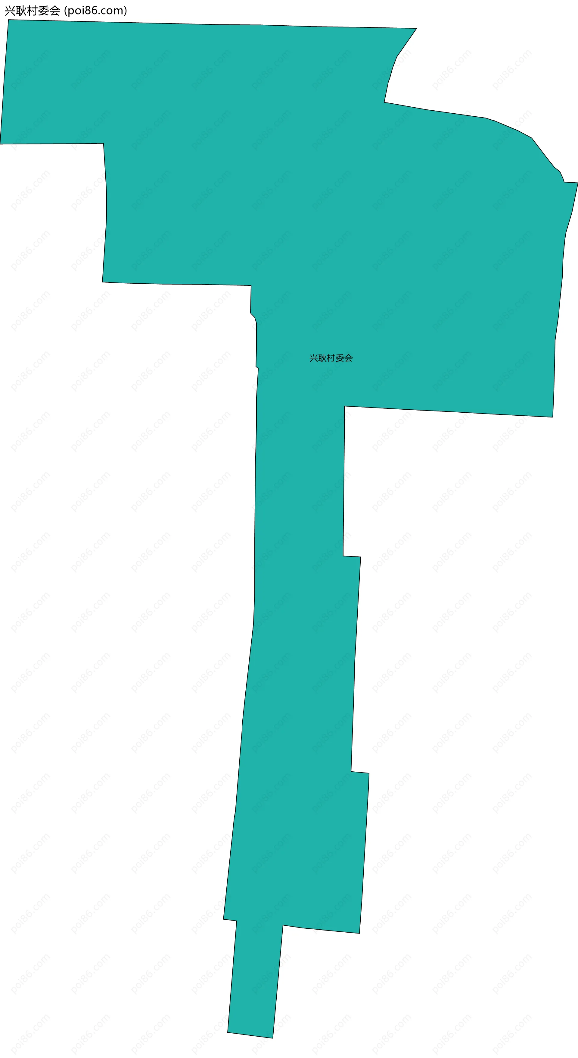 兴耿村委会边界地图