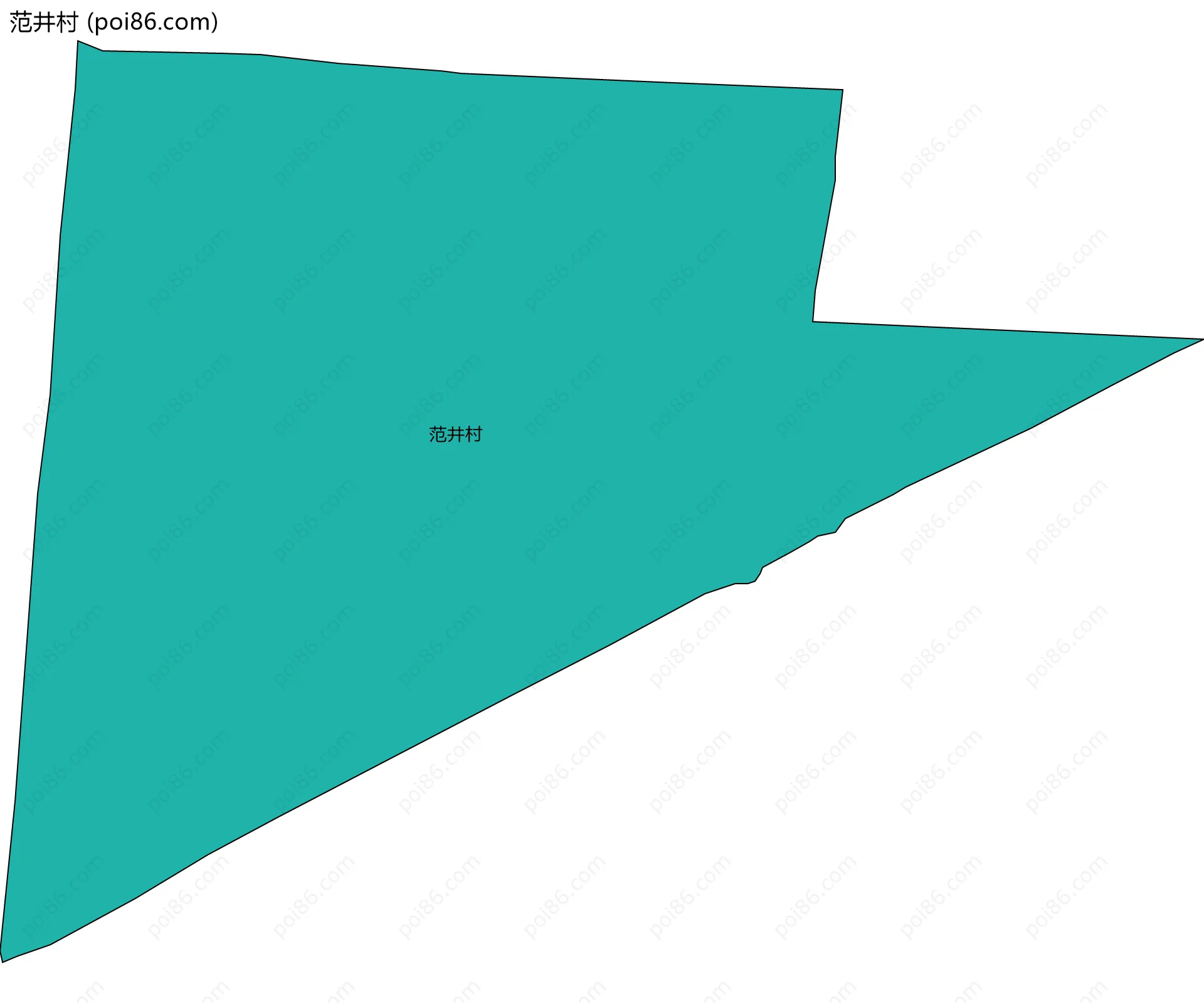 范井村边界地图